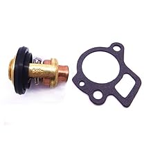 SouthMarine Boat Engine Thermostat Kit 66M-12411-00 66M-12411-01 and Gasket 65W-12414-00 62Y-12414-00 for Yamaha 9.9-70hp 4-Stroke Outboard Motor
