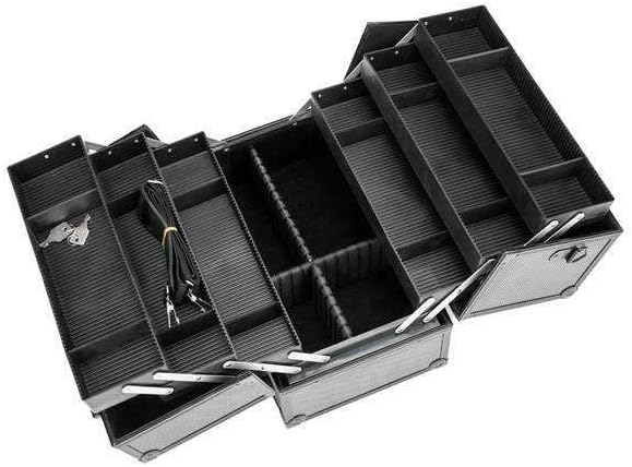 LKOP 14'' 6Tray Cosmetic Makeup Large Capacity Storage Suitcase Organizer Box w/Lock Cosmetic-display-cases Makeup organizer Bathroom organizer Makeup bag Storage cabinet Bathroom storage Makeu