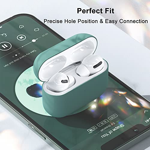 Viwind Silicone Case Cover for Airpods Pro with Carabiner,Protective Soft TPU Skin Case Waterproof Shockproof Cover [Front LED Visible] Compatible with Apple AirPods Pro(Sky Blue) by Viwind - Image 4