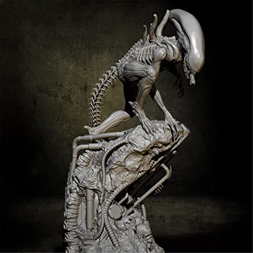 FCBEL 80mm sci-fi alien warrior miniature kit resin character die-cast model, unassembled and unpainted model kit //Y3905X