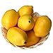 Produktbild Xiangze 6 x künstliche Limetten Zitronen Deko-Schaumstoff künstliche Frucht-Imitation Heimdekoration (Gelb)