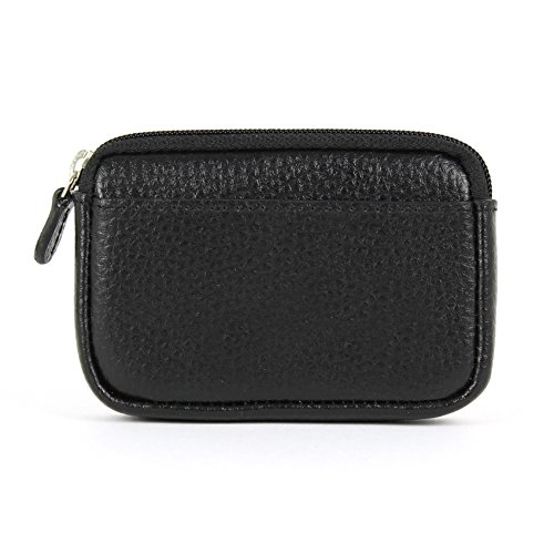 Small Wallet/Card Holder, Genuine Leather, 4 x 2.75 x 1 inches, Black (G737.01)2