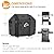 Kipiea Upgrade BBQ Grill Covers 64 inch, Heavy-Duty BBQ Covers, Universal Outdoor Grill Covers with 4 Windproof Buckles, No Tears Anti UV No Fading (64" W x 24" D x 48" H)