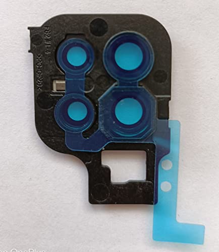 Image of Back Camera Glass with Adhesive Sticker Compatible with Samsung Galaxy F62 : Black