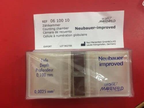 Cell Counting Chamber Brightline 0610010 Neubauer Improved MarienfeId