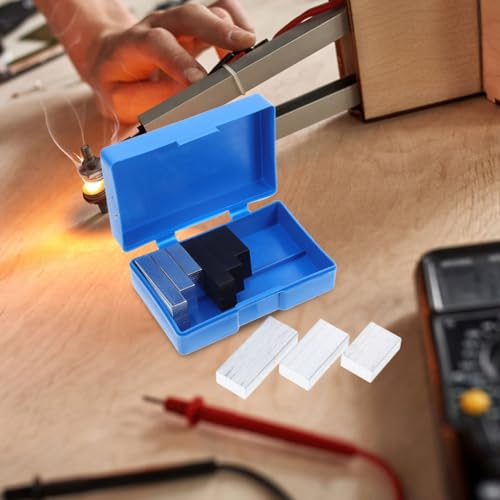 Image of Mobestech Density Kit Science Education with Aluminum Blocks and Iron Blocks for Comparing Material Densities in Middle School Physics Labs 9 Pcs 1.96 X 0.78 X 0.39 in