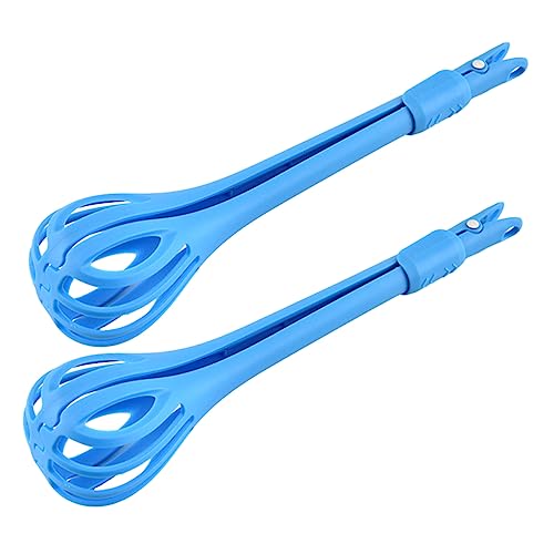 Alipis 2Pcs Manual Plastic Egg Separator Food Serving Tongs Multifunctional Kitchen Tools with Ergonomic Grip for Whisking and Serving