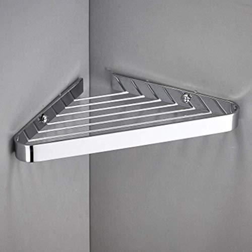 Preisvergleich Produktbild AINIYF Badezimmer Regal Moderne Minimalist hochbelastbaren Handtuchhalter Lagerregal Aluminium-Anhänger Badezimmer Triangular Basket (Color : Silver)