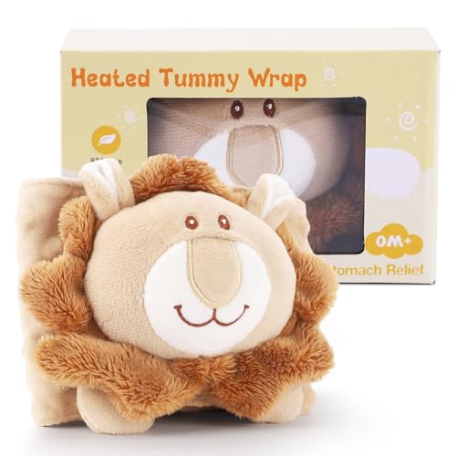 Image of Baby Colic and Gas Relief for Babies and Infants, KAKIBLIN Baby Heated Tummy Wrap for Newborns Belly Relief with Soothing Warmth, Baby Heating Pad Swaddling Belt Relief & Soothe Upset Stomach