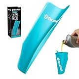 DURATECH Flexible Funnel, Multi-Purpose Form a Funnel for Automotive Use, Upgraded Premium Aluminium Core and Thickened Silicone Outer Shell, Flexible Draining Tool for Oil Changes, Blue