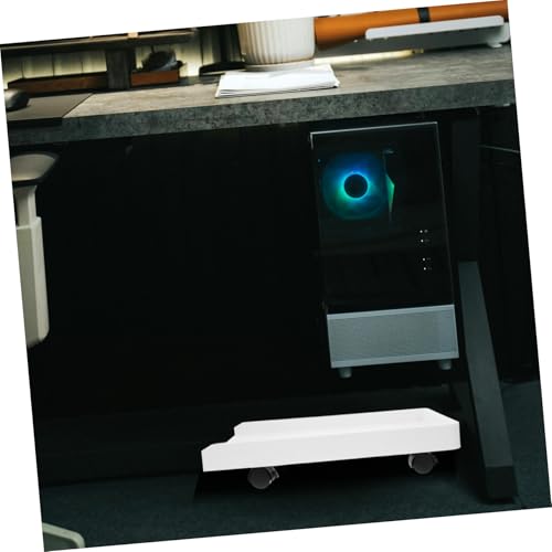 Soporte móvil para CPU DOITOOL, 1 unidad, con ruedas freno, base rodante para torre de PC bajo escritorio, para pisos alfombrados, flujo de aire y estabilidad miniatura 7