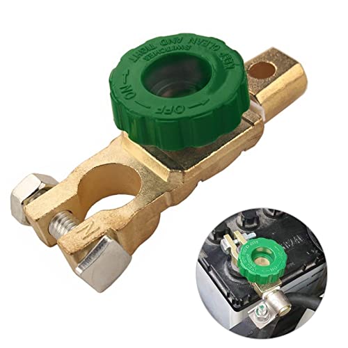 Auto Kfz 12V 24V Universell Autobatterie Schalter Batterie Trennschalter Batteriehauptschalter Stromunterbrecher Hauptstromschalter Hauptschalter für Auto Truck Boot Fahrzeuge Cover