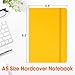 BGUP 12 Pack Lined Journal Notebook for Work, 200 Pages, Medium 5.5 in x 8.3 in, 6 Colors A5 College Ruled, Hardcover Journaling Notebooks for Writing, Note Taking