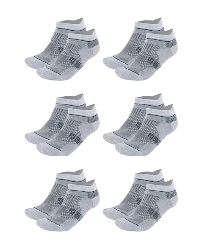 Image of BAMBOOVEN Ankle Socks for Men Women 6 Pack Thin Bamboo Rayon Low Cut Socks | BAMBOOVEN Ankle Socks for Men Women 6 Pack Thin Bamboo Rayon Low Cut Socks, No Slip Cushioned Running Socks with Arch Support