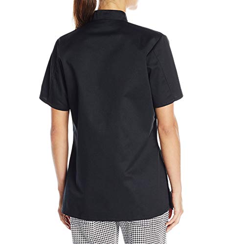 Uncommon Threads Tahoe Women's Fit Chef Coat, Black, L