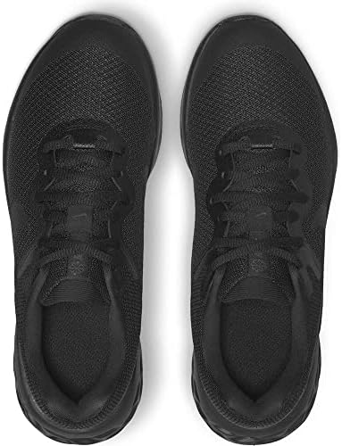 Nike Revolution 6 NN (GS) Gymnastics Shoe, Black/Black-dk Smoke Grey, 6 UK | Image 4