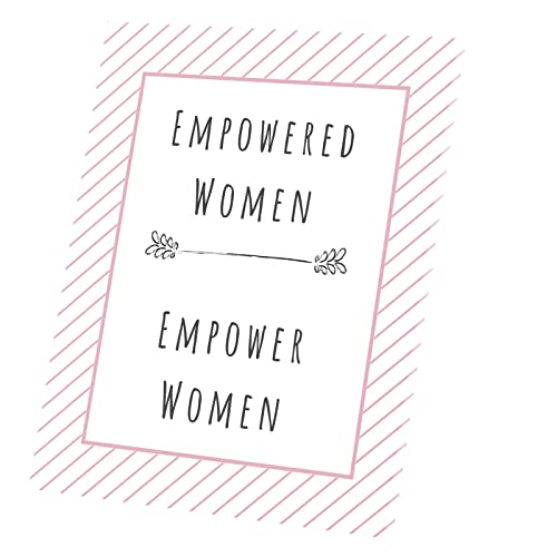 Tableau Décoratif Toile Imprimée Empowered Women Motivation Cadre Mural Salon