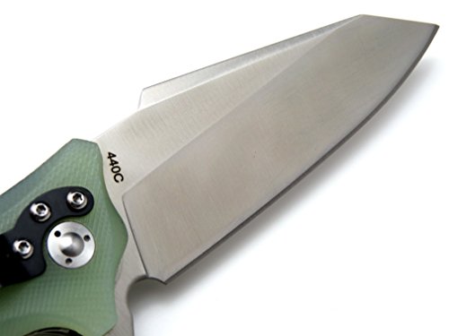 Ccanku C01 Folding Knife 440C Blade G10 Handle Edc Knife For Camping,Hiking,Outdoor Tool Knife (Jade) … #TOP2