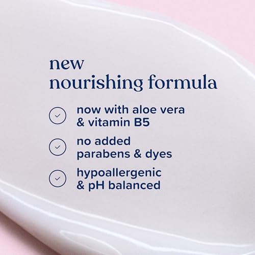Image of Johnson's Baby Lotion with Coconut Oil, Aloe Vera & Vitamin B5, 72 HR Hydration, Skin Moisturizer, Hypoallergenic, Newborn Safe, Protects From Dryness & Strengthens Skin, Baby Essentials, 13.6 fl. oz