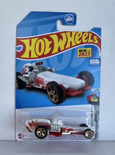 Hot Wheels Rockin Railer (Blanco) 1.64 pulg miniatura 1