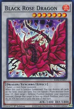 Black Rose Dragon (V.1) RA04-EN057 Super Rare Englisch Boosterfrisch 1. Auflage - Quarter Century Stampede - mit ReCollectibles-Versandschutz - für Yu-Gi-Oh!