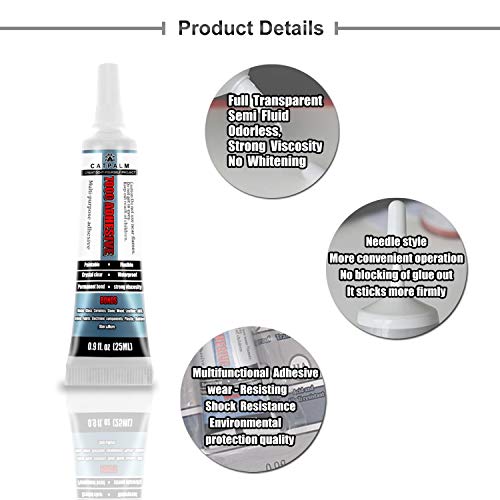 Catpalm 7000 Super Glue Industrial Strength Adhesive Multi Purpose Liquid Adhesive Epoxy Resin Crafts Glass Touch Screen For Cell Phone Repaired, 0.9Oz, Pack Of 2. #TOP4