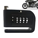 Schloss für Elektro-Scooter, Bremsscheibenschloss für Motorrad, zurücksetzbar, elektrisch, wasserdicht, rostfrei, für Reisen