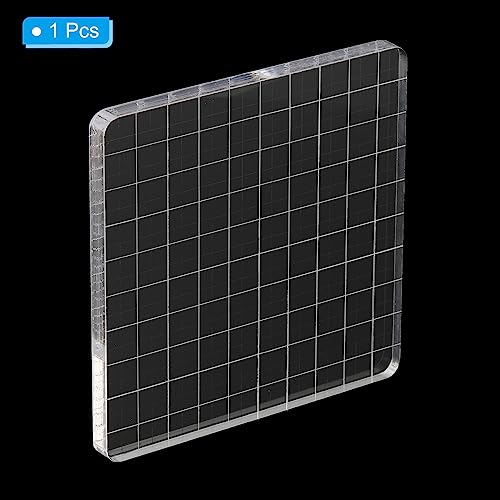 PATIKIL 4" x 4" Acrylic Stamp Block - Image 3