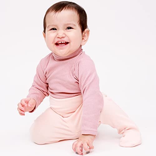 Baby Footed Pants Cotton Newborn Leggings 0-12 Months3