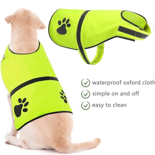 Pet Hunde Warnwesten,Hund Sicherheit Reflektierende Weste,Sicherheitsweste Pet Hunde,Hunde Sicherheit Geschirr Jacke für Hält den Hund Sichtbar Sicher vor Autos & Jagtunfällen