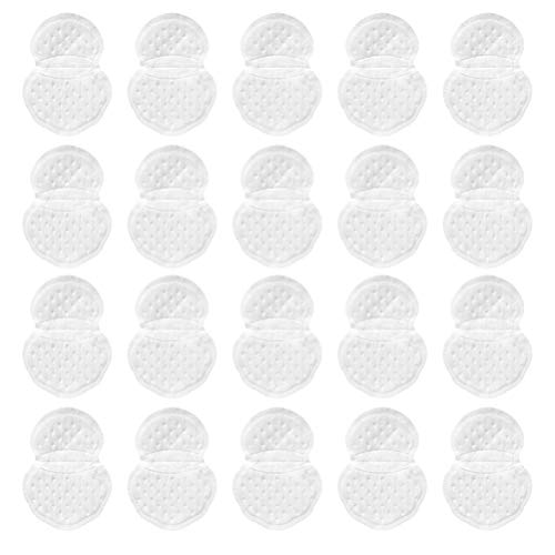 Healifty 20 folhas de almofadas de axila para suor de axila sem suor Proteção de axila Protetores de