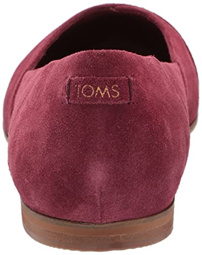TOMS Jutti Pulito, Ballerine Donna, Rosso