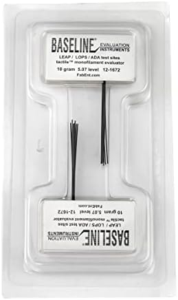 Close-up of FEI Baseline Tactile Monofilament packaging.