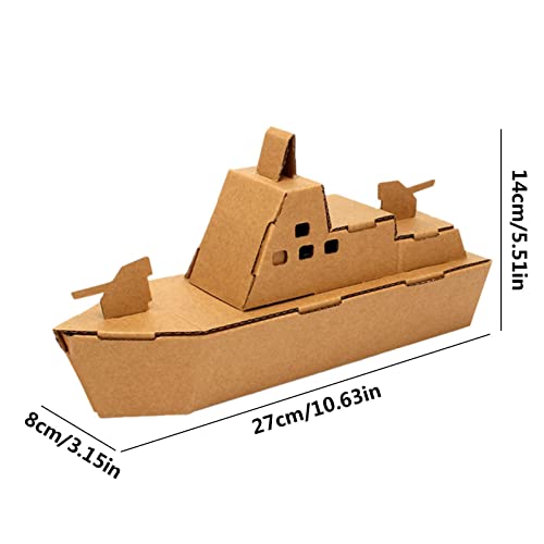 Casa de | Forte de ão para crianças | Paper Toys DIY Making, Crisp KT Board, Cultive Concentration,