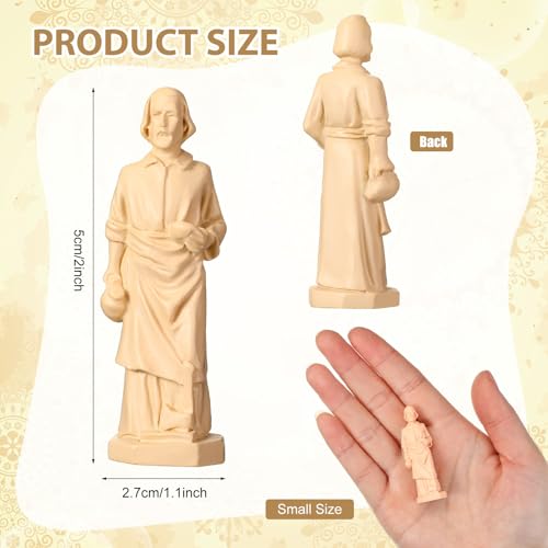 Set de 5 estatuas pequeñas de San José de resina miniatura 2
