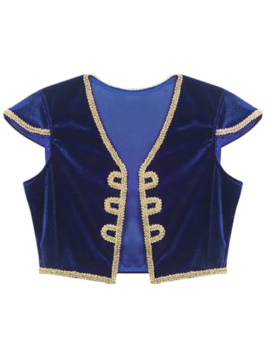 Sxiwei Kids Boys Medieval Steampunk Waistcoat Tops Sleeveless Gothic Jackets Carnival Party Fancy Dress Ups
