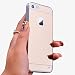 Johncase iphone 5s Mirror Girl Case, Soft TPU Bumper with Electroplating Mirror Hard Back Cover Luxury Phone Case for iphone 5 5S SE (Gold)