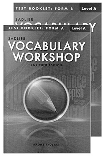 (TS80561) Vocabulary Workshop Enriched Edition Test Form A&B Level A - Grade 6