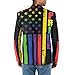 NRBEAWD Men's Pride Colorful Flag Blazer Lightweight Casual Blazers Sport Coats Regular Fit Suit Blazer Jackets One Button Long Sleeve Blazers with Pocket