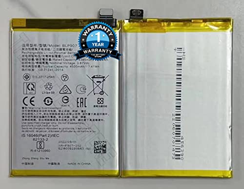 Image of Original BLP907 Battery for A96 Reno 7Z Battery with 1 Year Warranty**** (P123)