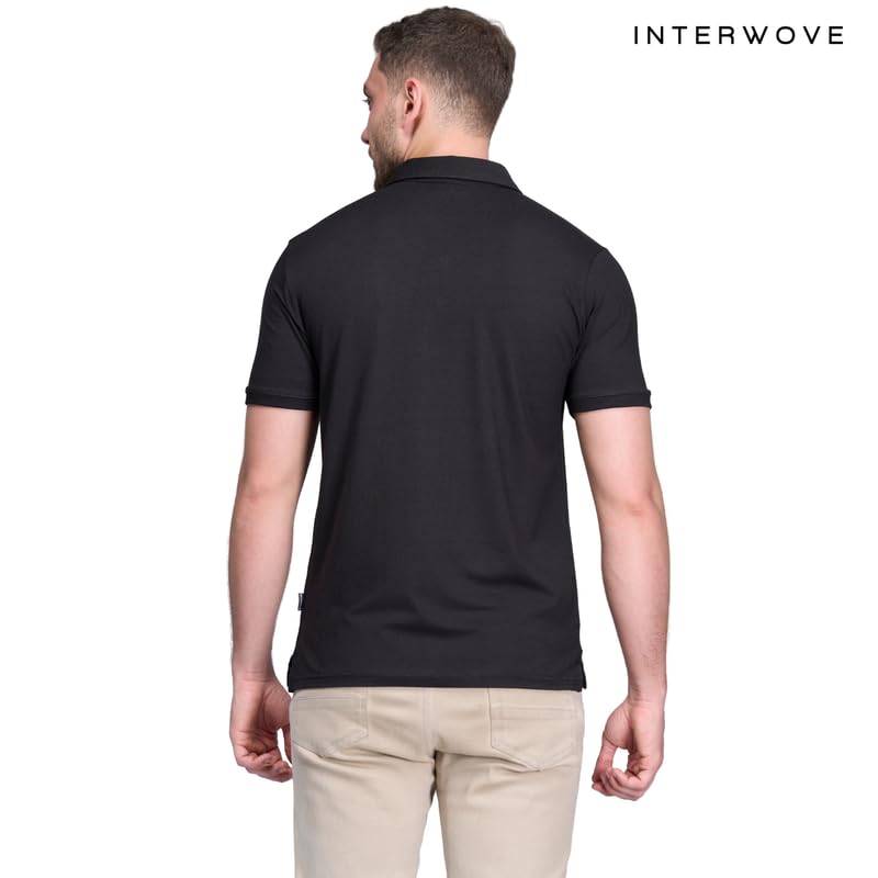 Image of Interwove Bamboo Knitted Polo T-Shirt