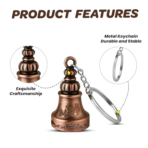 Image of Storite Decorative Keychain for Men & Women, Stylish Metal Key Ring Accessories for Bags, Keys and Gifts