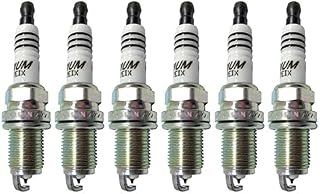 6 bujías para coche BKR7EIX 2667, color blanco