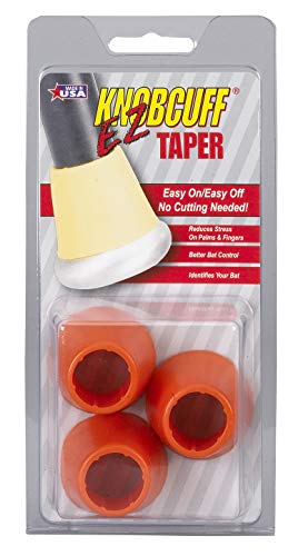 Markwort Knob Cuff Taper Grip-Pack Of 3 (Orange) #TOP13