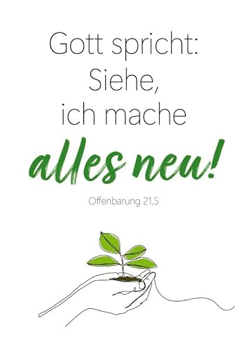 Gerth Medien Jahreslosung 2026 - Postkarten (10er-Set): Gott spricht: Siehe, ich mache alles neu! Offenbarung 21,5