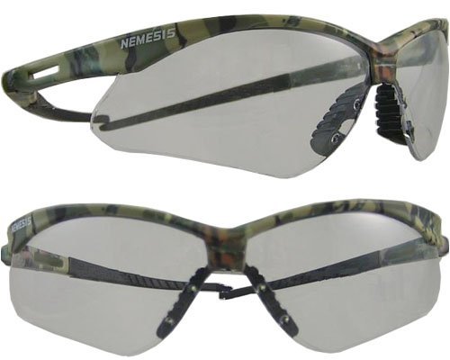 Amazon.com: Nemesis Safety Spectacles - camouflage frame/clear