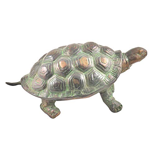 IndianShelf main d'or en laiton Vaastu Tortoise patinée Pack Of 1 Statue Statement Pièces Décor Articles cadeaux Cover