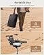 LEKATO Tragbares elektronisches Schlagzeug-Set, mit Pedal, Sticks, Reisetasche