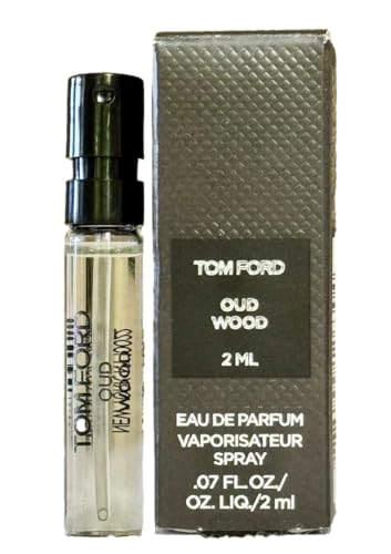 Tom Ford Oud Wood Eau de Parfum Unisex Sample Small Travel Size Spray Perfume 0.07 fl oz / 2 ml