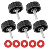 Conskyee Universal Fishing Reel Handle Screw Caps, Fishing Reel Replacement Parts for Spinning Reel Knob Crank...